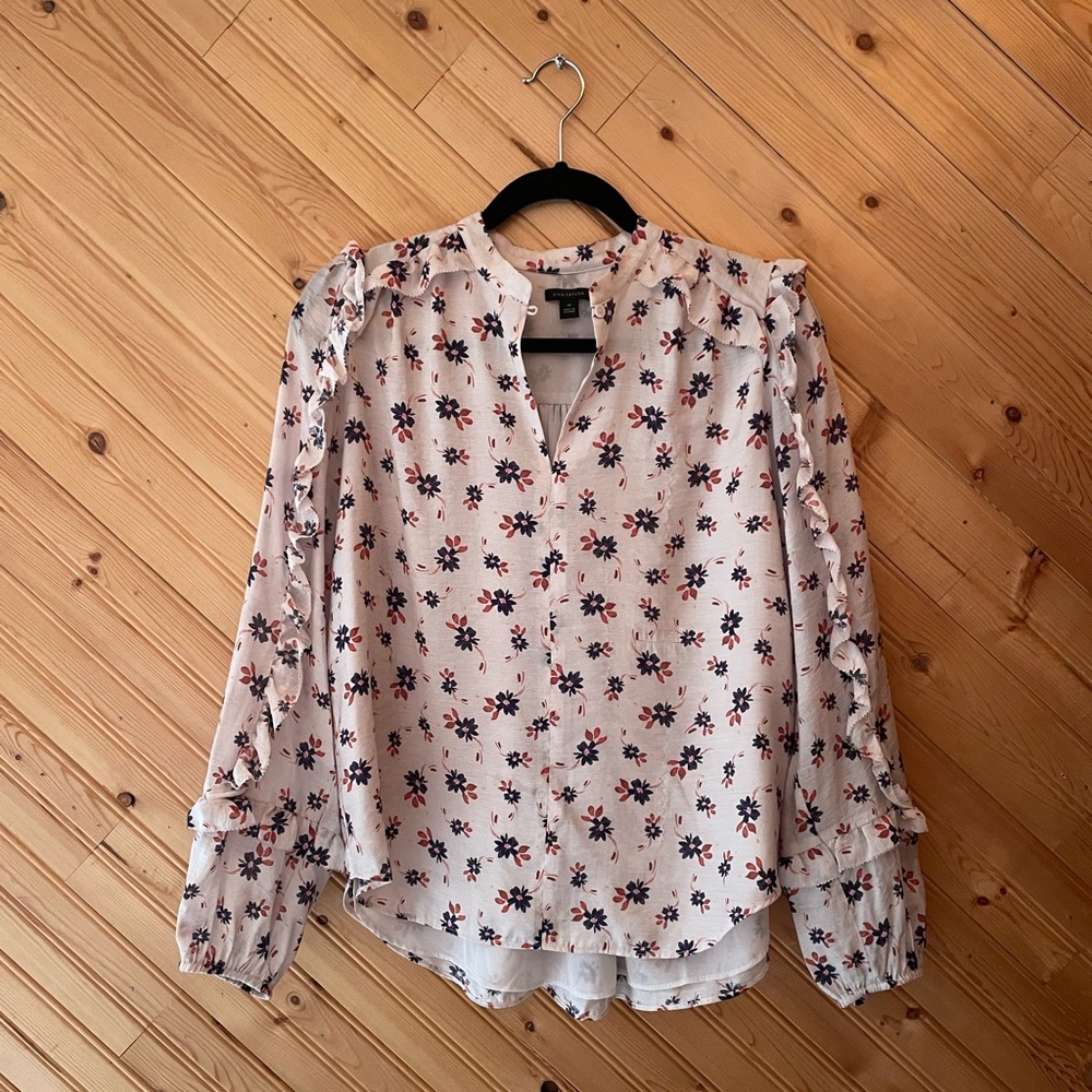 Ann Taylor Floral Blouse